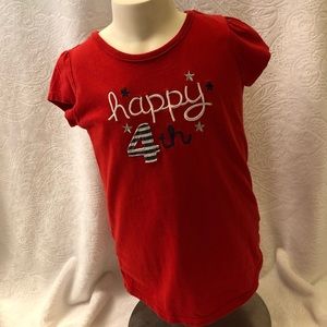 3️⃣ for $10🎉Jumping Beans 4th of July Red Tee